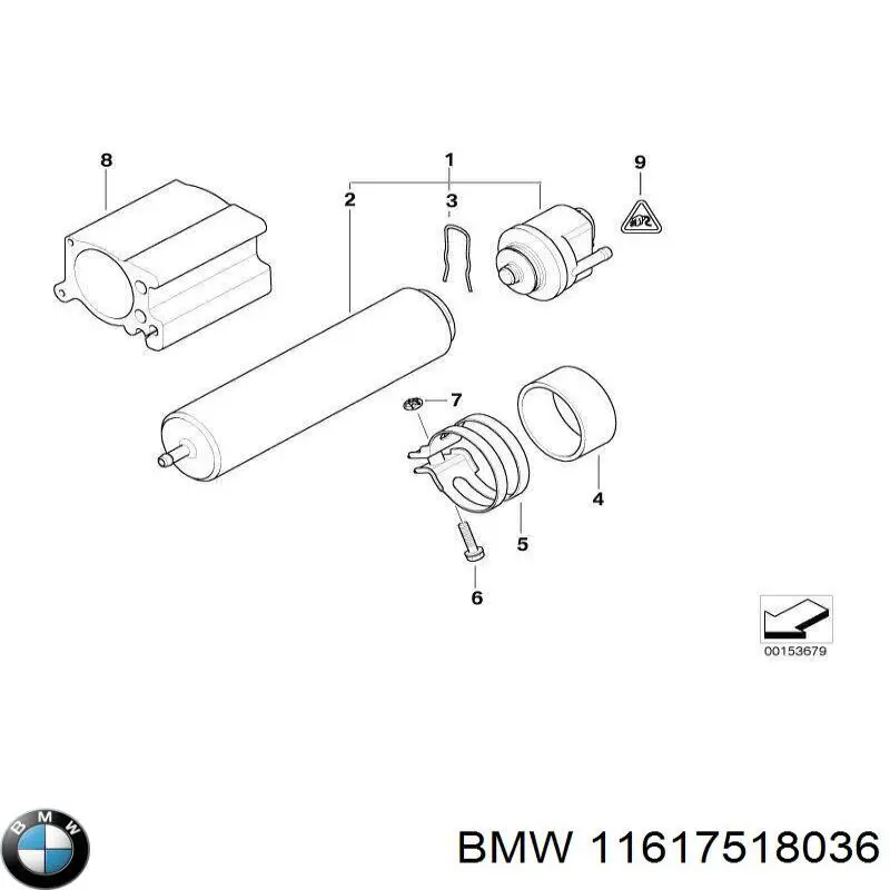 11617518036 BMW прокладка впускного коллектора