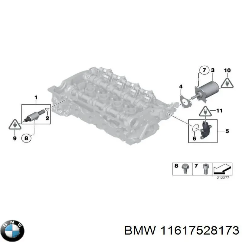 Прокладка впускного коллектора BMW 11617528173