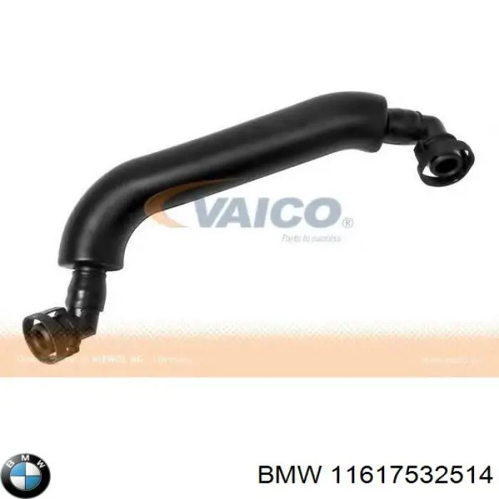 11617532514 BMW cano derivado de ventilação de cárter (de separador de óleo)