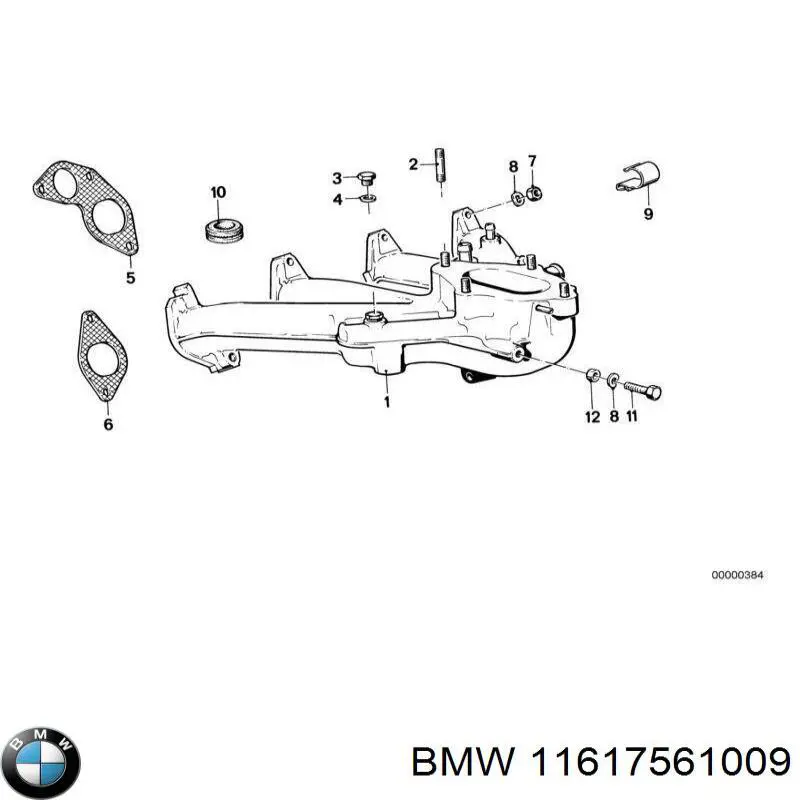 Прокладка крышки горловины, маслозаливной BMW 11617561009 цена, от 10.30 USD