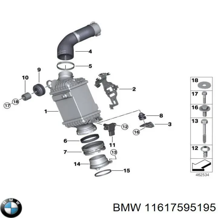  BMW 11617595195 цена, от 3.17 USD