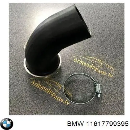 11617799395 BMW шланг (патрубок интеркуллера левый)