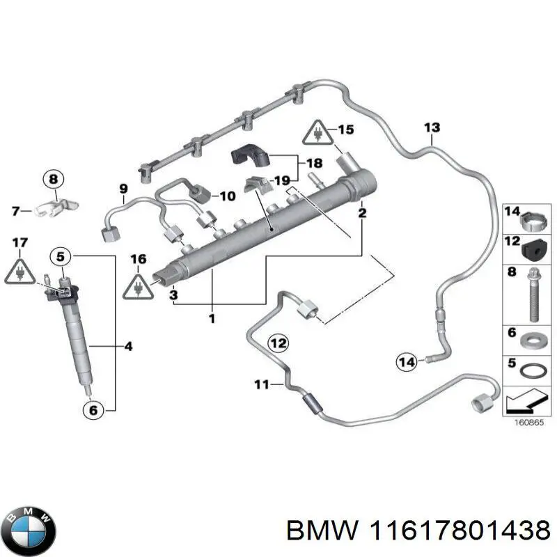 Купить 11617801438 BMW Прокладка впускного коллектора