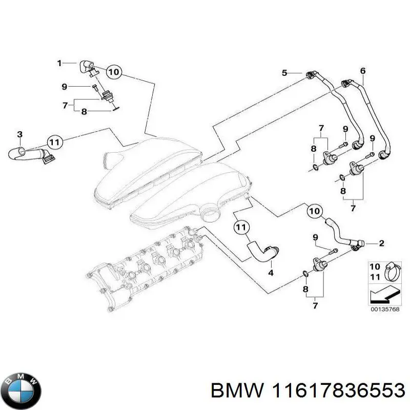 11617836553 BMW