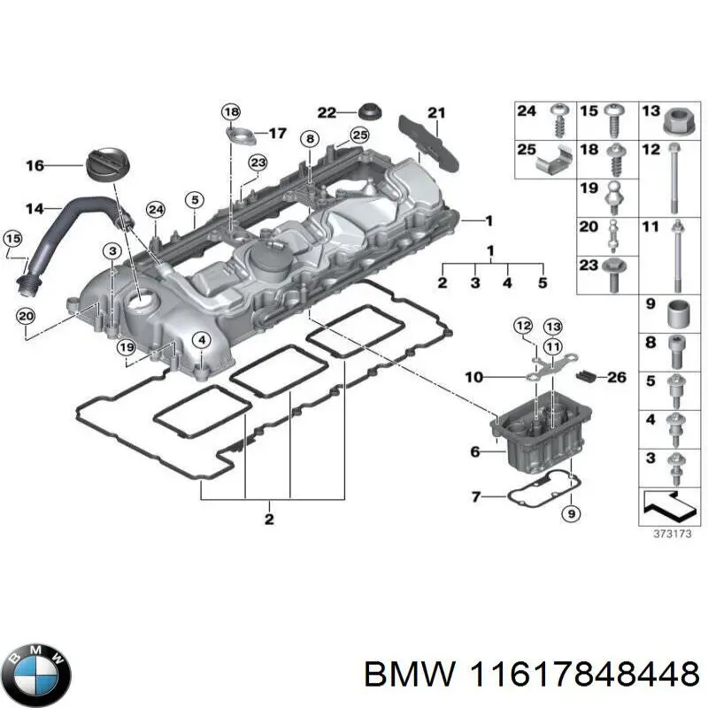  BMW 11617848448 цена, от 22.94 USD