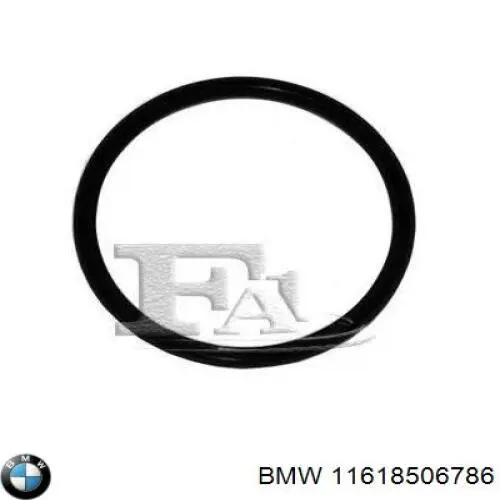 Купить 11618506786 BMW Уплотнительное кольцо (прокладка) патрубка интеркуллера