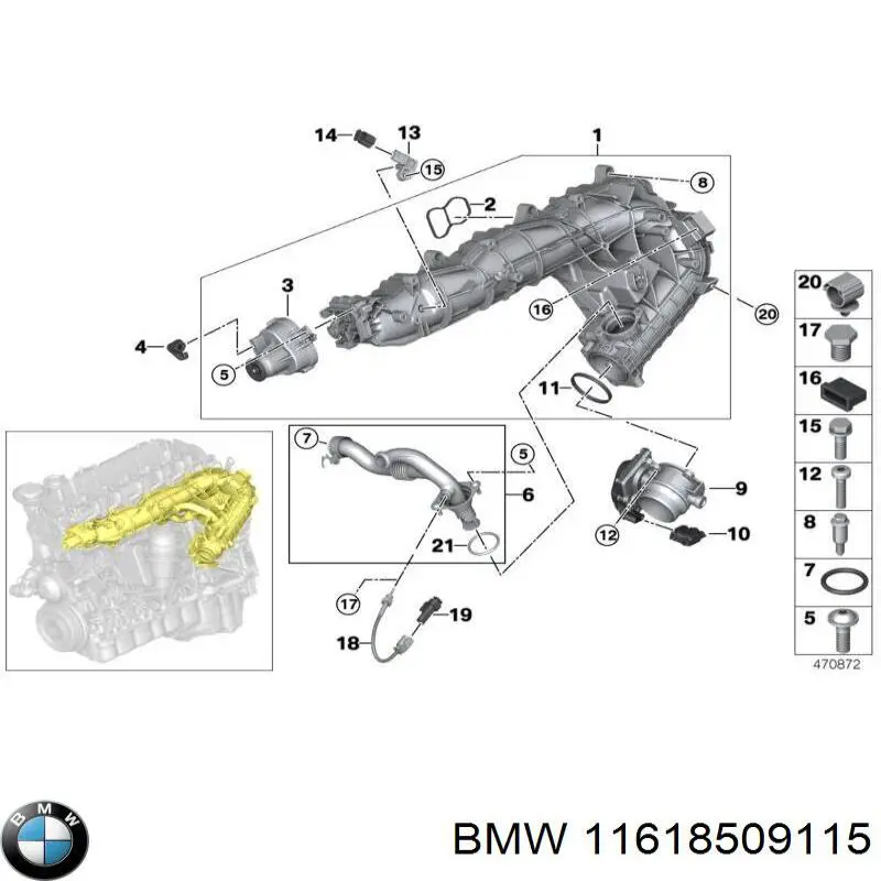 11618509116 BMW 