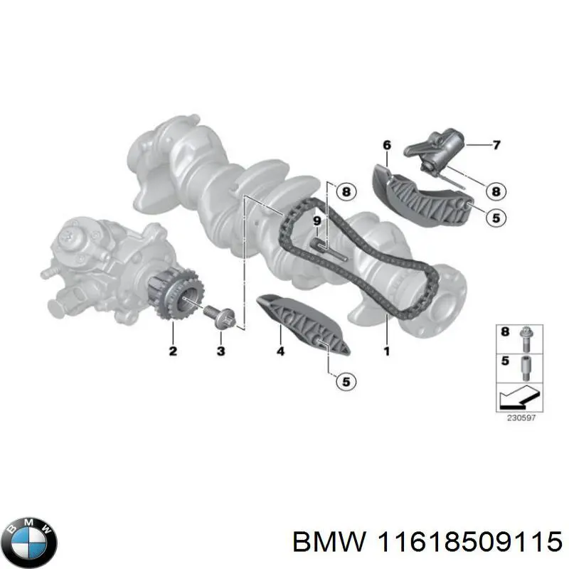 Прокладка крышки горловины, маслозаливной BMW 11618509115 цена, от 21.62 USD