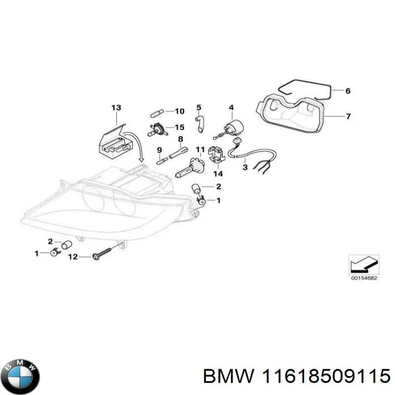 Прокладка крышки маслозаливной горловины 11618509115 BMW
