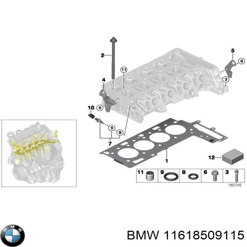 Прокладка маслозаливной горловины BMW 11618509115