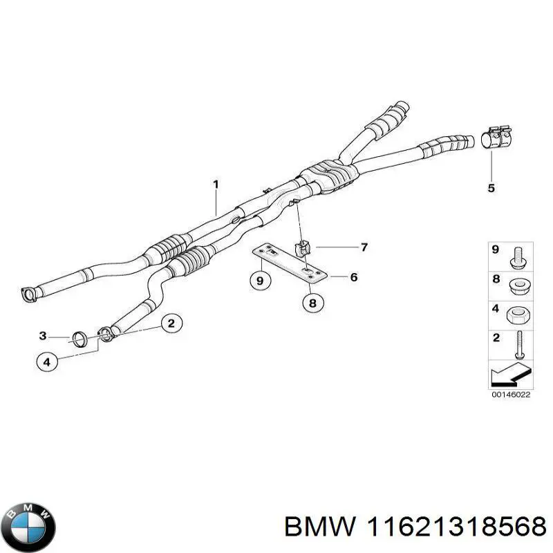  BMW 11621318568 цена, от 10.16 USD