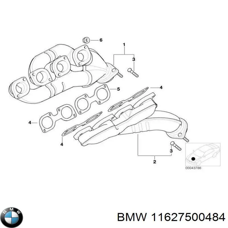 Купить 11627500484 BMW Катализатор