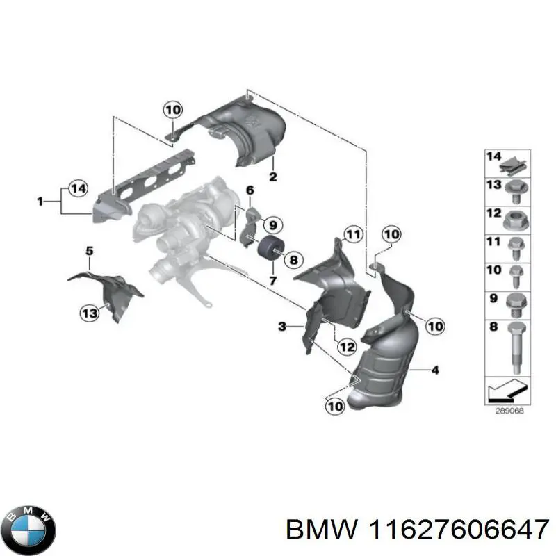 Прокладка коллектора выпускного BMW 11627606647 цена, от 57.42 USD