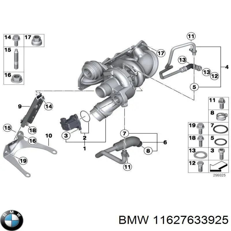 11627633925 BMW turbina