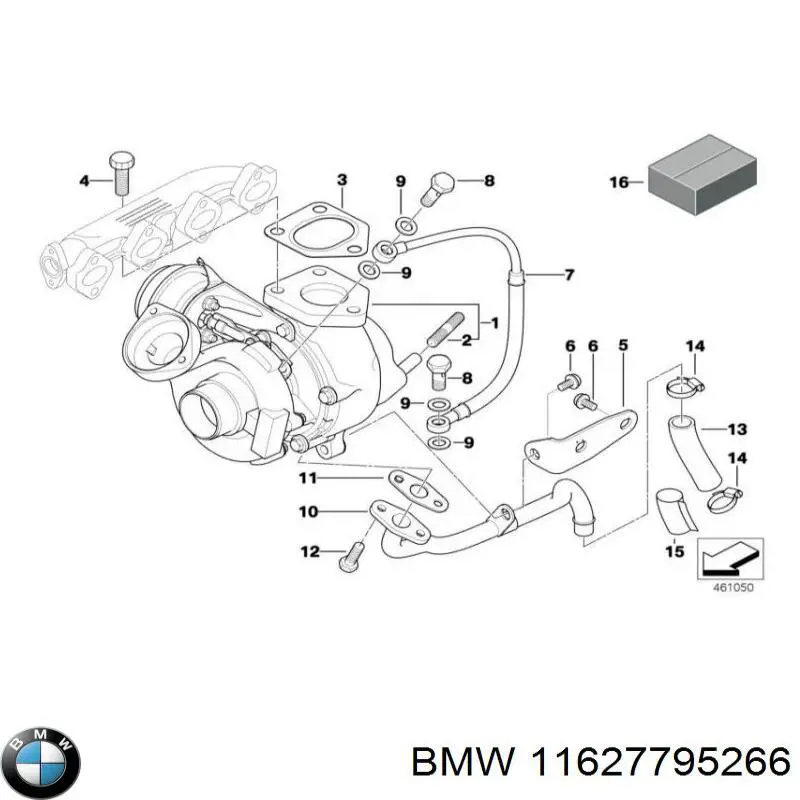 Прокладки выхлопной системы BMW 11627795266 цена, от 4.56 USD