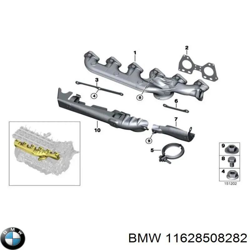  BMW 11628508282 цена, от 11.29 USD