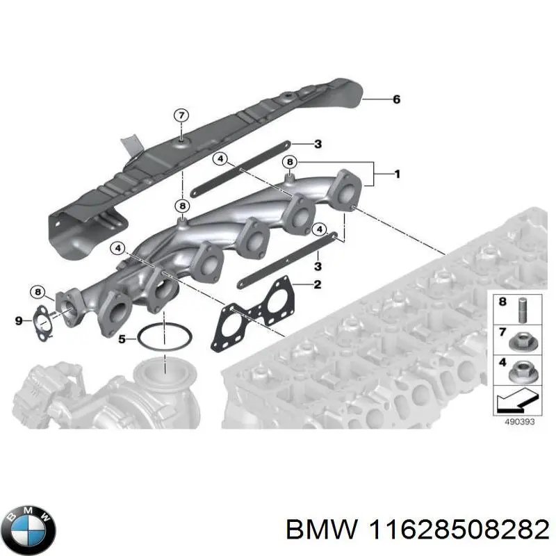 Купить 11628508282 BMW 