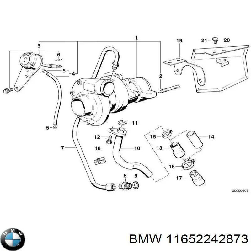Купить 11652244821 BMW Турбоком