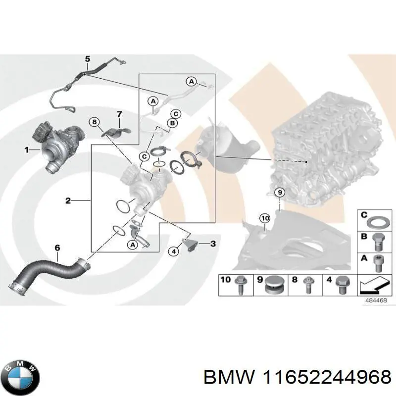 Турбина 4917706430 Mitsubishi