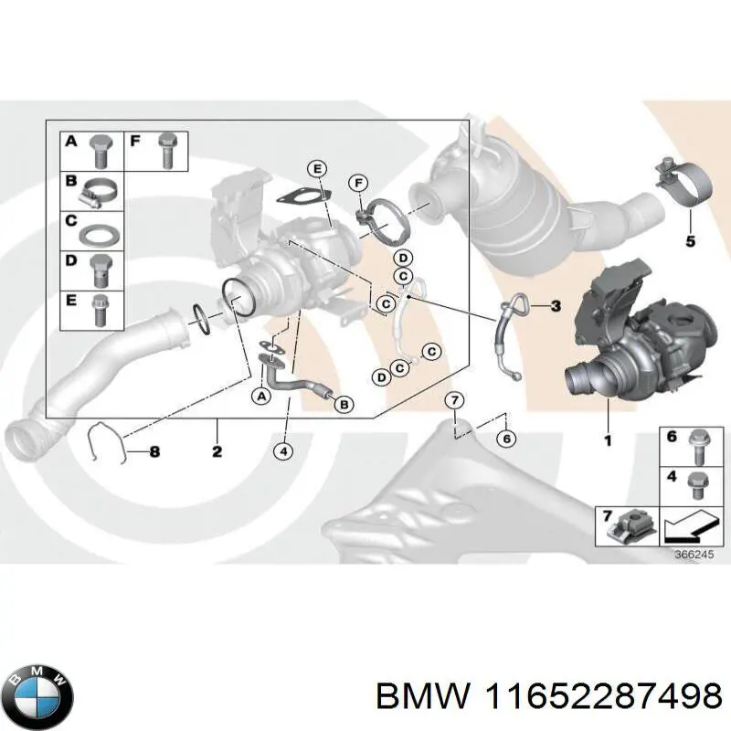 Turbina para BMW 5 (E61)