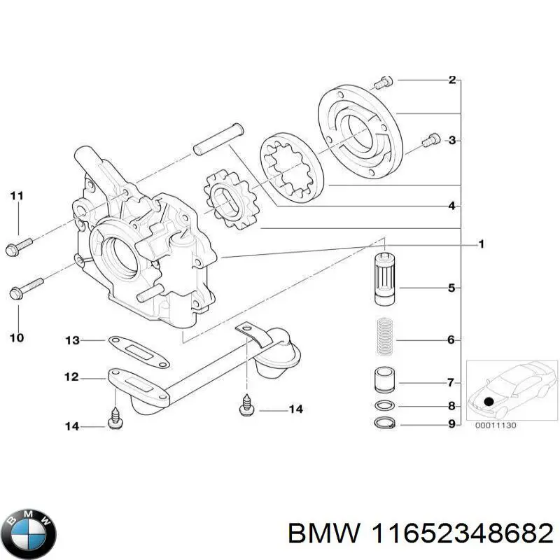  BMW 11652348682