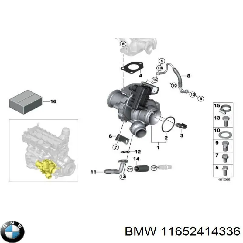 Турбина 11652414336 BMW