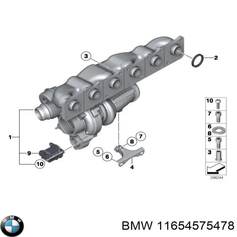 Купить 18539700000 Borg-Warner Турбоком