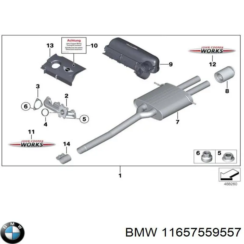 Купить 11657559557 BMW 