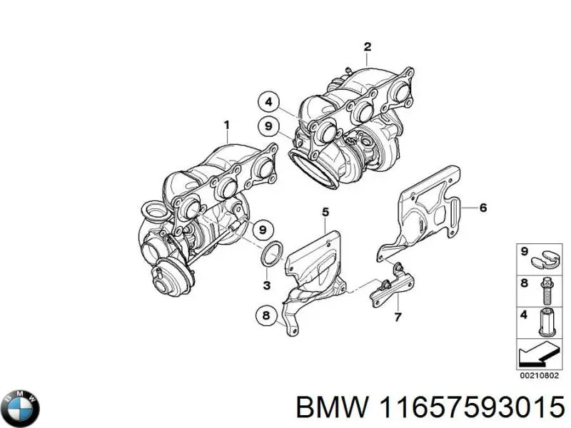 Купить 11657593015 BMW Турбоком