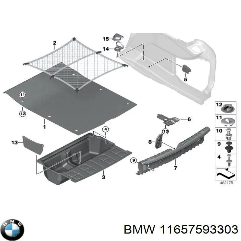 Купить 11657593303 BMW Прокладка коллектора