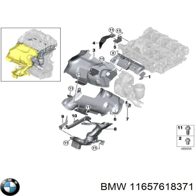  BMW 11657618371 цена, от 4.63 USD