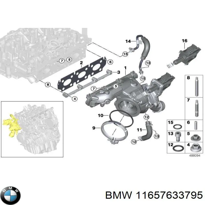 11657633795 BMW turbina