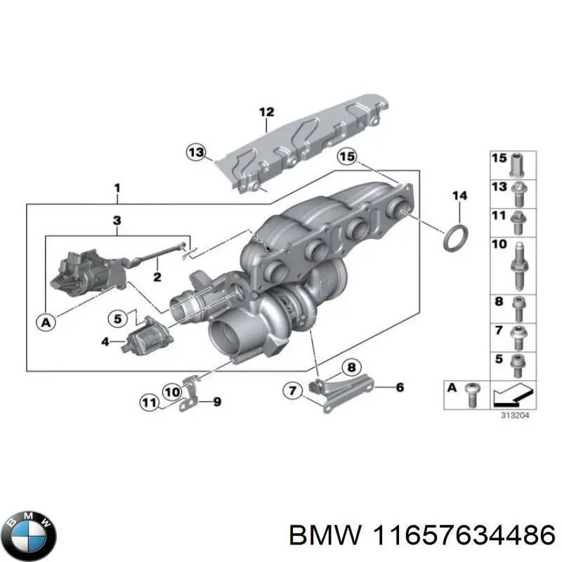 Турбокомпрессор Mitsubishi 4947702071
