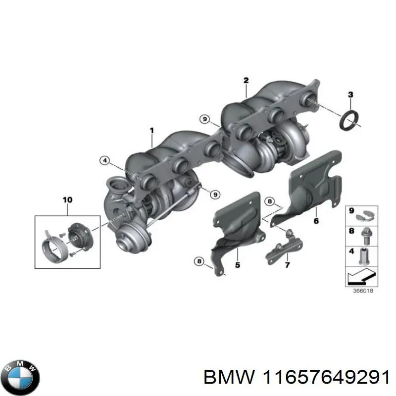 11657649291 BMW турбина