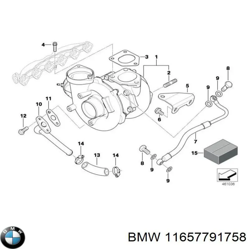 Турбокомпрессор BMW 7791758