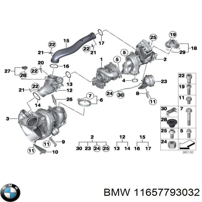 Купить 7793032 BMW Клапан преобразователь давления наддува (соленоид) 