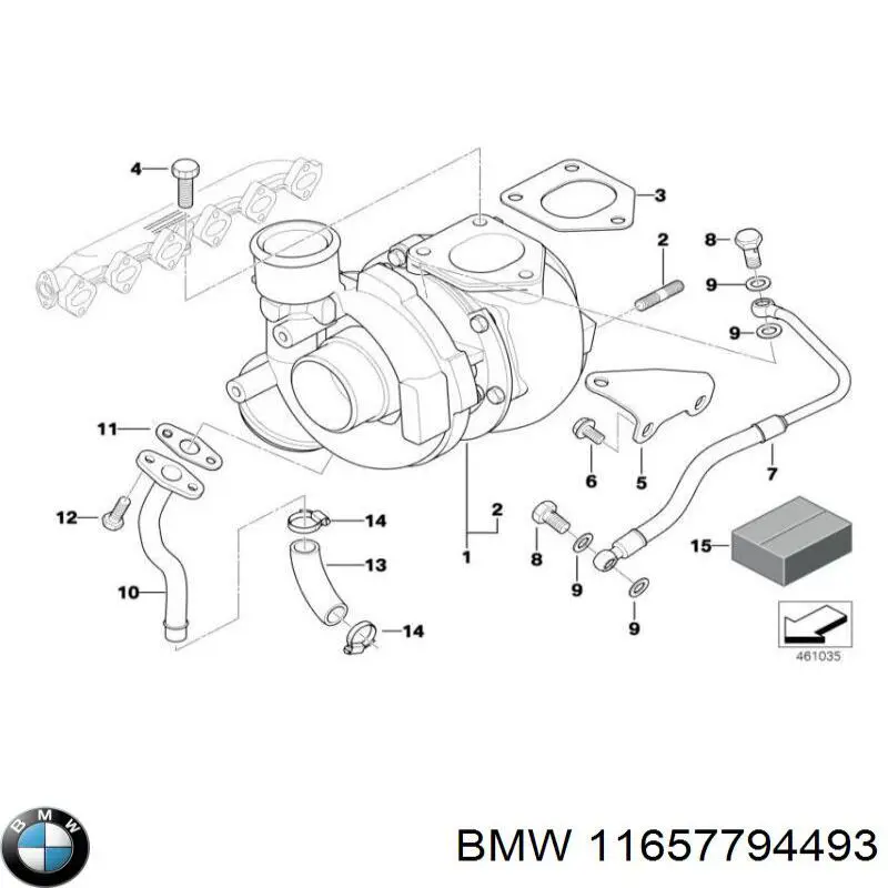 Прокладка выпускного коллектора нижняя BMW 11657794493 цена, от 11.00 USD