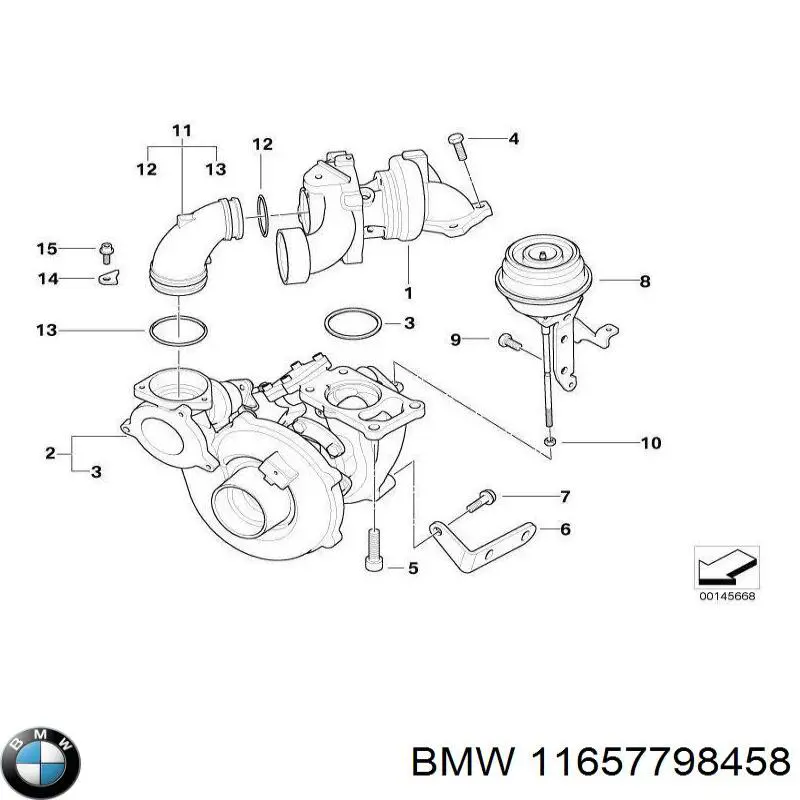Купить 11657798458 BMW 