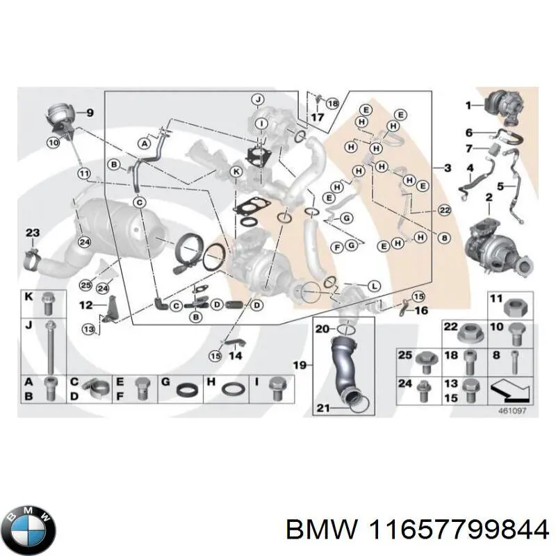 11657799844 BMW Насос топливный высокого давления (ТНВД)