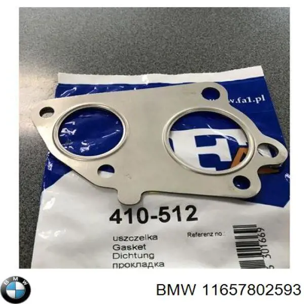 11657802593 BMW прокладка выпускного коллектора верхняя