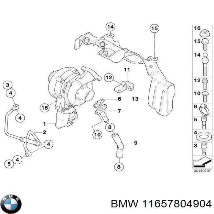 11657804904 BMW turbina