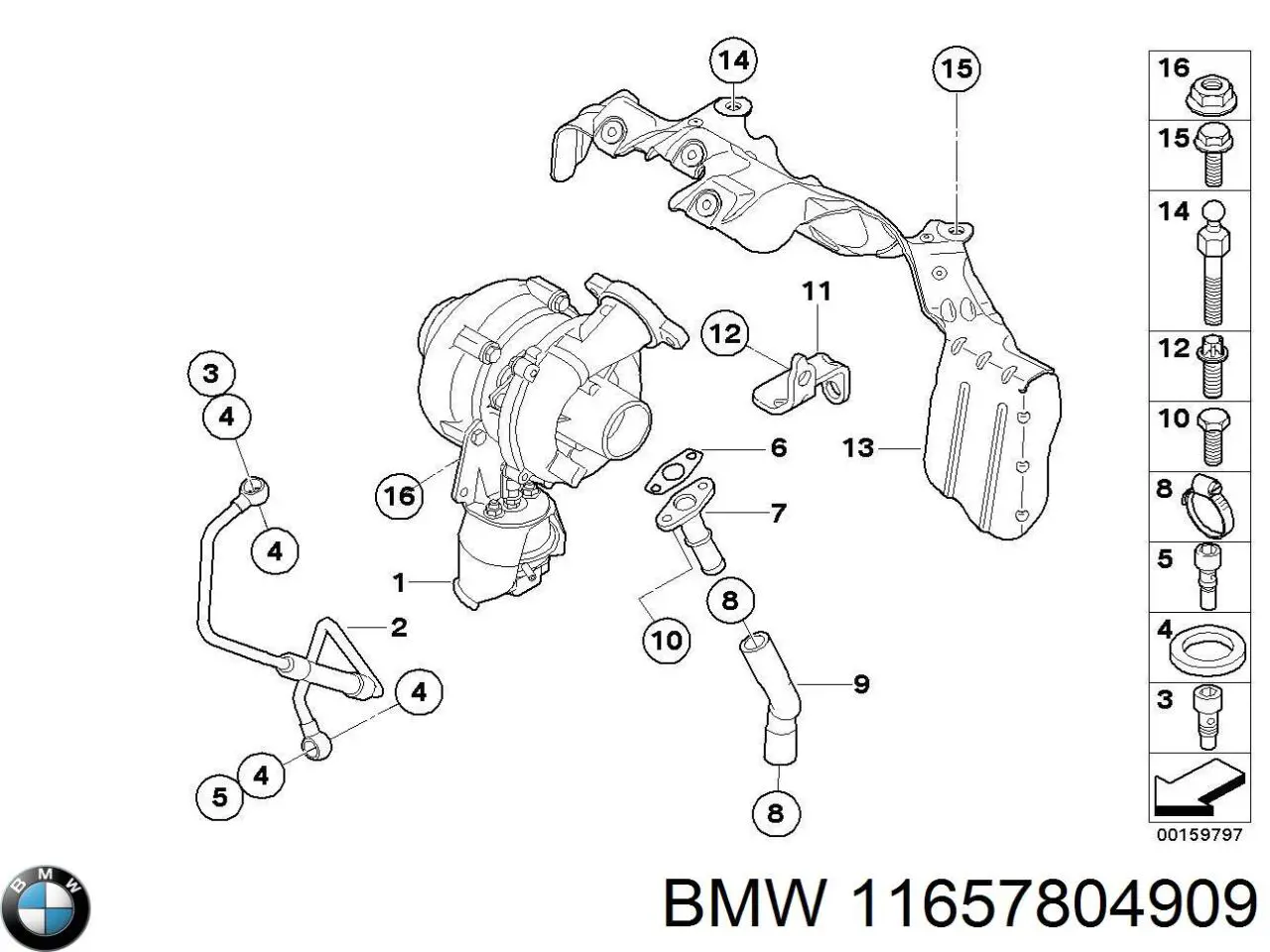 11657804909 BMW turbina