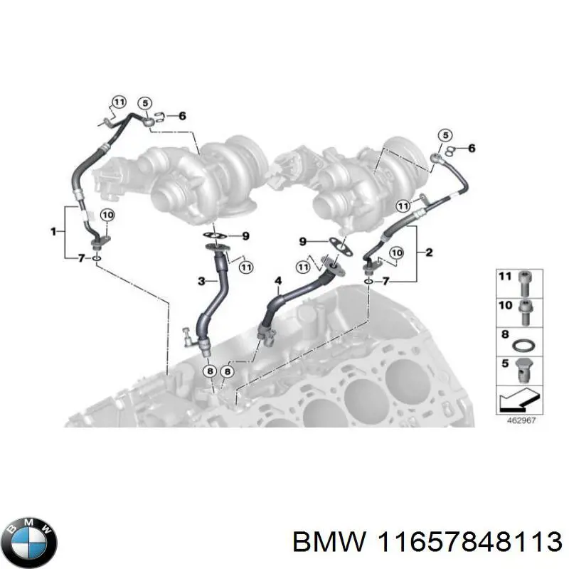 Турбина 11657848113 BMW