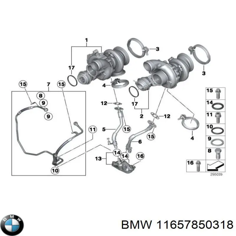 11657850318 BMW turbina