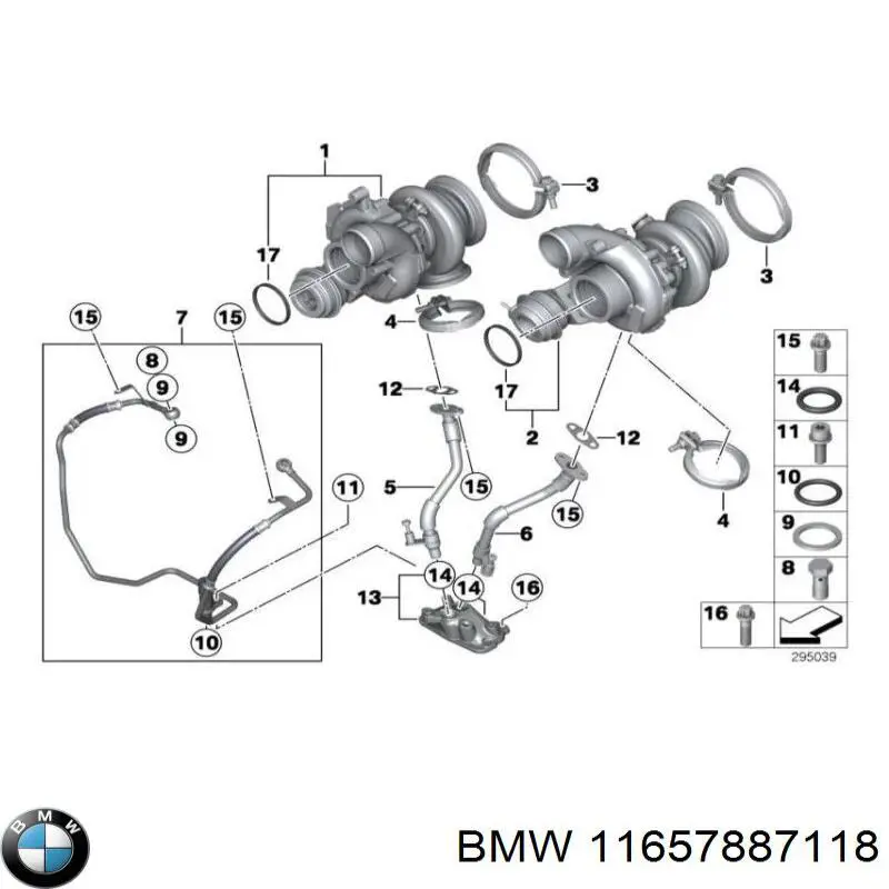 Турбина 11657849044 BMW
