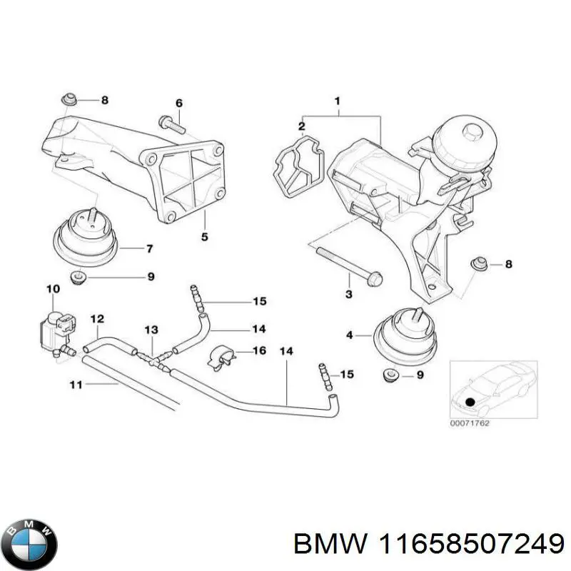  11658507249 BMW