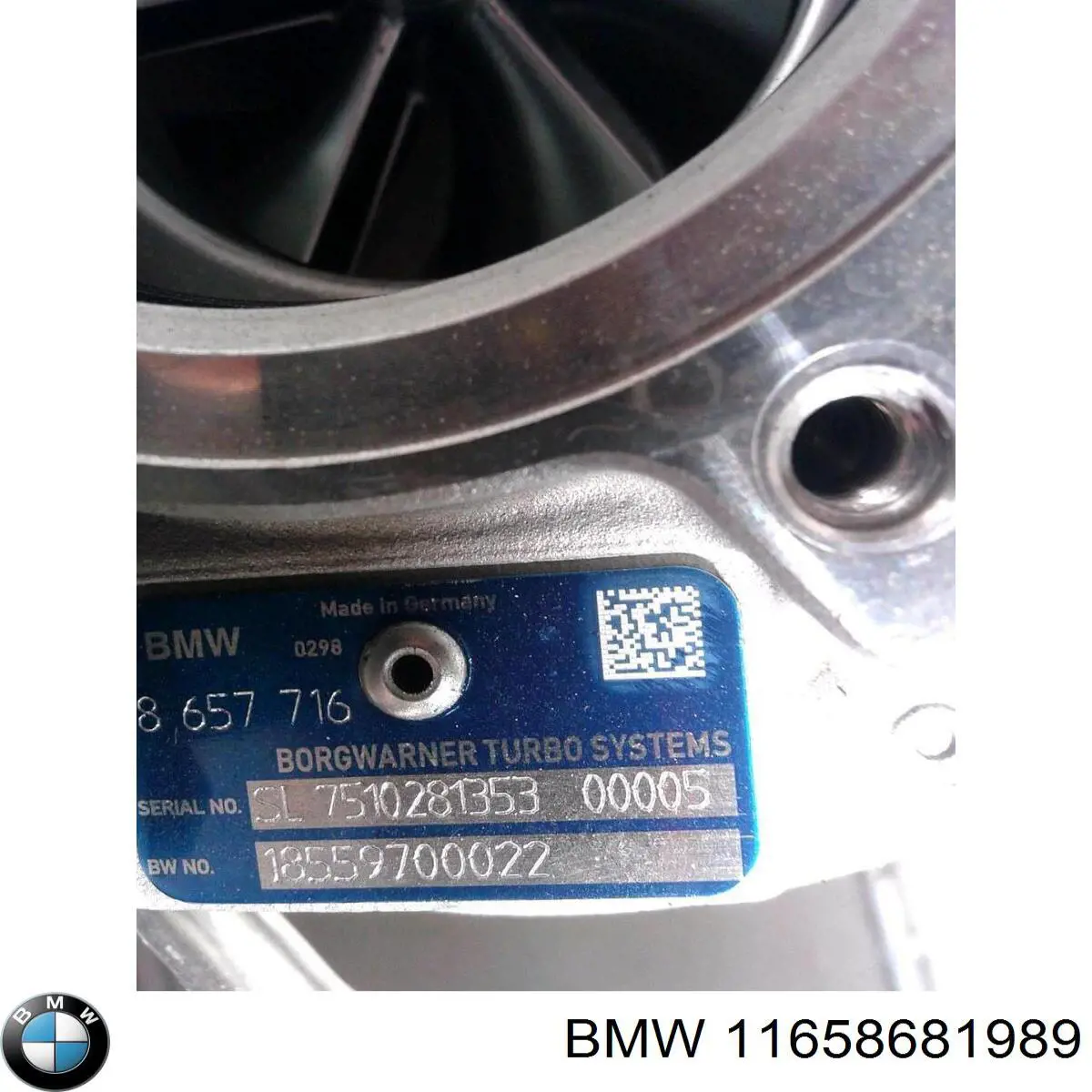 Турбонагнетатель BMW 11658681989 цена, от 3688.93 USD