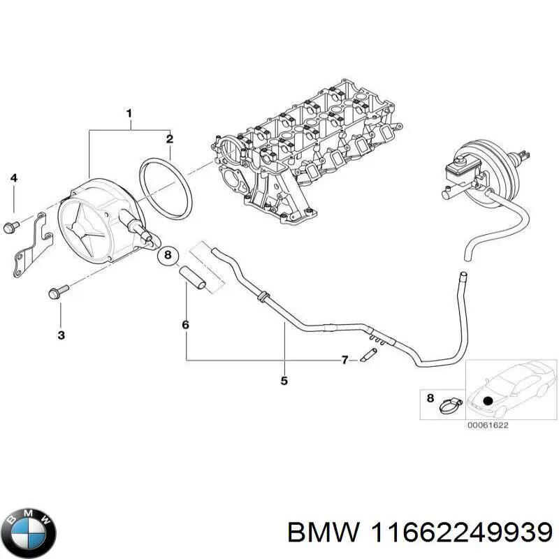 Вакуумный насос 11662249939 BMW