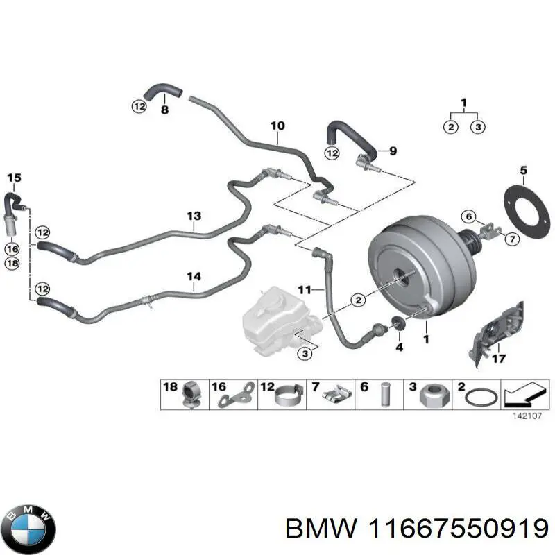  BMW 11667550919 цена, от 18.62 USD