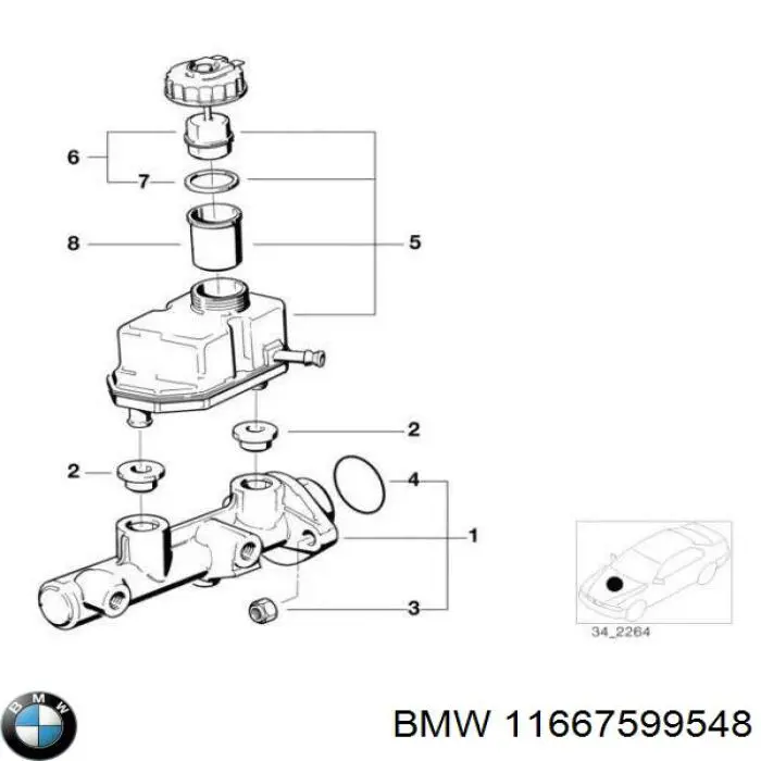 Купить 11667599548 BMW 